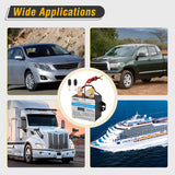 Nilight Remote Battery Disconnect Switch 12V 24V 360A Car Smart Anti-Theft Kill Switches Upgrade Prevent Power Drain with Wireless Remote Control Relay Fobs Voltmeter Display for Auto Truck RV Boat