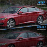 Nilight Window Rain Guards for Honda Accord 2018 2019 2020 2021 2022 2023, Window Wind Deflectors Vent Visors, Tape on-4PCS