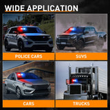 led strobe light 48 LED Red Blue Emergency Warning Strobe Lights