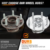 Motor Vehicle Parts Front or Rear Wheel Hub Bearing Assembly for Chevy Equinox Impala Malibu, GMC Terrain 2010 2011 2012 2013 2014 2015 2016 2017, Cadillac CTS/XTS, Buick Regal Lacrosse with 5-Lug OEM 513288