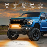 LED Light Bar 20Inch Off-Road LED Light Bar, 420W 3 Lighting Modes (White/Amber/White&Amber) Driving Fog Light Spot Flood Lights with 16AWG Wiring Harness for Truck Car ATV SUV Jeep Boat