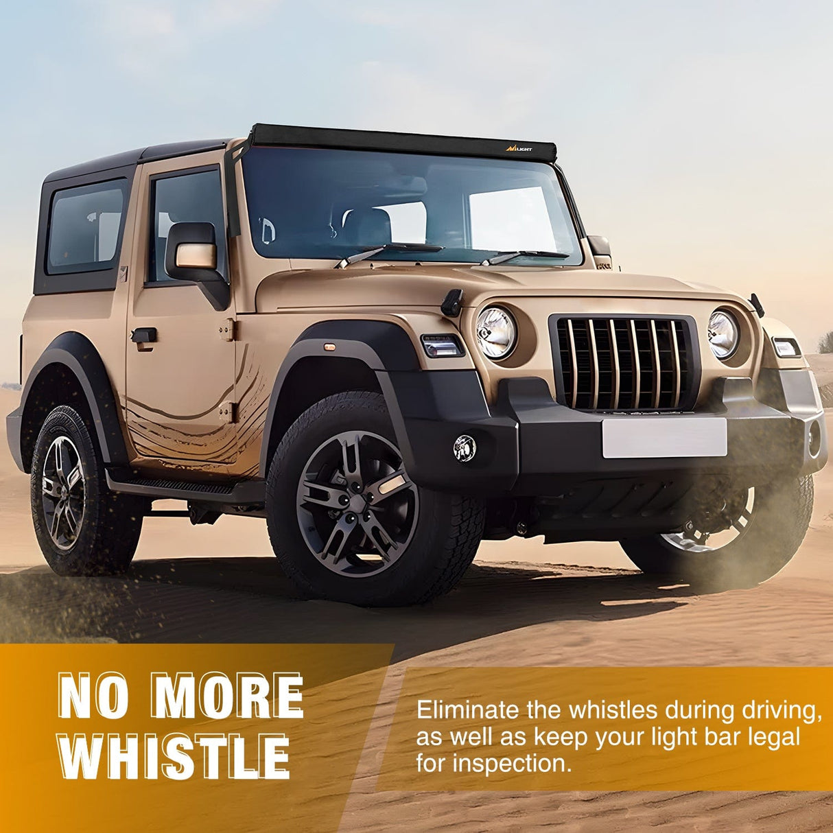 light cover LED Light Bar Cover 52 Inches Black Nylon Protective Sleeve Universal Fit Straight and Curved Bar Waterproof Dustproof Scratch-Proof Light Cover for Driving Off Road Lights