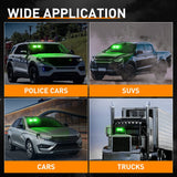 led strobe light 48 LED Green Emergency Warning Strobe Lights