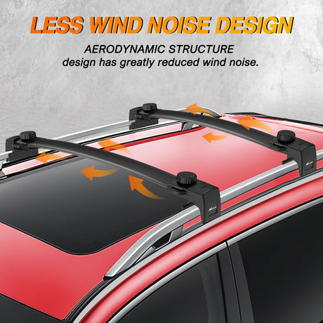 Nilight Aluminum Roof Rack Cross Bars Fit for Jeep Compass MP 2017-2021