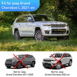 Nilight 4pcs Rain Guards For Jeep Grand Cherokee L 2021 2022 2023 2024