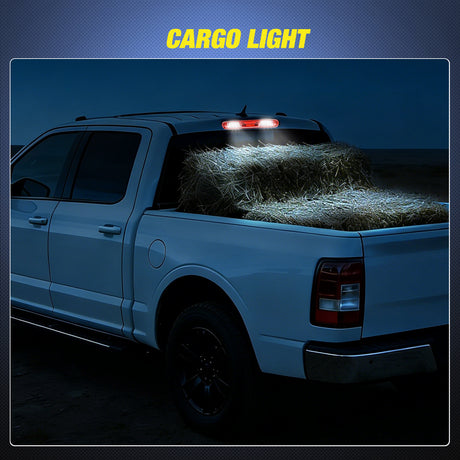 Third Brake Light Third Brake Light High Mount 3rd Brake Stop Reverse Cargo LED Lights Red Shell Compatible with Chevy Silverado GMC Sierra 1500 2500 3500HD 2007 2008 2009 2010 2011 2012 2013 Pickup Truck