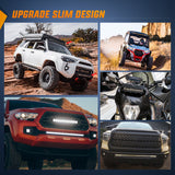 Nilight LED Light Bar 31inch 150W Spot Flood Combo Super Slim 14500LM Off Road 3D LED Driving Off Road Lights with Wiring Harness Kit-1 Lead for Trucks Pickup SUV ATV UTV Boat 4x4 Van Camper