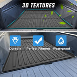 Nilight Truck Bed Mat for Tesla Sybertruck 2023 2024 2025 6FT, 3D Anti-Slip, Thick and Durable, All Weather Custom Fit TPE Trunk Bed Liner