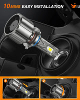 9005 9006 LED Headlight Bulbs FS1 Series | 4 BULBS Nilight