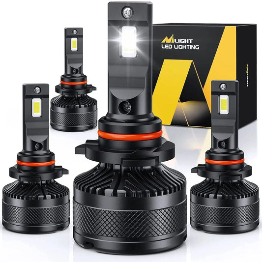 LED Headlight 9005 9006 LED Headlight Bulbs N40 Series 200W 40000LM 6000K IP67 | 4 BULBS
