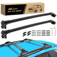 Nilight Roof Rack Cross Bars Fit for Subaru Forester 2014 2015 16 17 18 19 20 21 22 2023 Aluminum Heavy Duty Rails Crossbars with Rubber Pad for Rooftop Cargo Carrier Kayak(Only Fit Raised Side Rails)