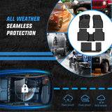 Floor Mat TPE Floor Mats for Volkswagen Tiguan 7 Seats 2018 2019 2020 2021 2022 2023 2024 All Weather Custom Fit Heavy Duty Floor Liners