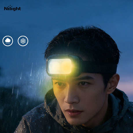 Outdoor portable lighting products, namely, headlamps