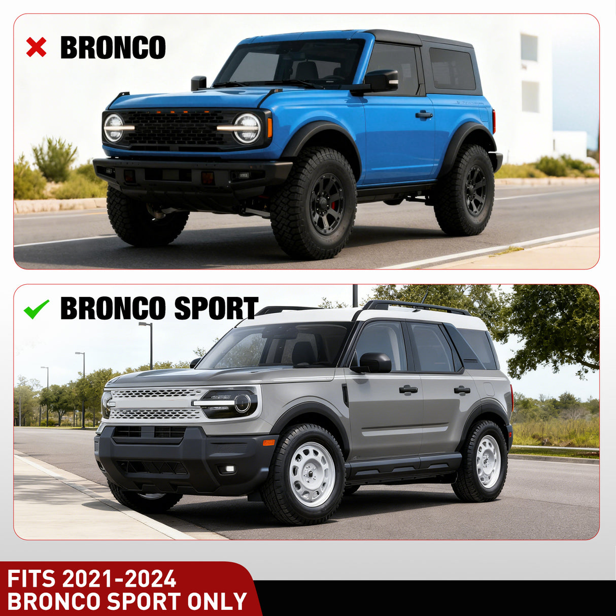 4 Pin Trailer Wiring Harness 56462 Vehicle Side Custom for 2021 2022 2023 2024 Ford Bronco Sport Simple Fit Tow Hitch Harness