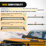 light cover LED Light Bar Cover 32 Inches Black Nylon Protective Sleeve Universal Fit Straight and Curved Bar Waterproof Dustproof Scratch-Proof Light Cover for Driving Off Road Lights
