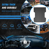 Nilight 6.6ft Rubber Short Trunk Bed for 007-2019 Silverado/Sierra 2500 3500HD & 1500 2007-2018, TPE Heavy-Duty Pick-up Bed Liner for Chevy GMC Accessories, Anti-Slip Texture, All Weather Protection