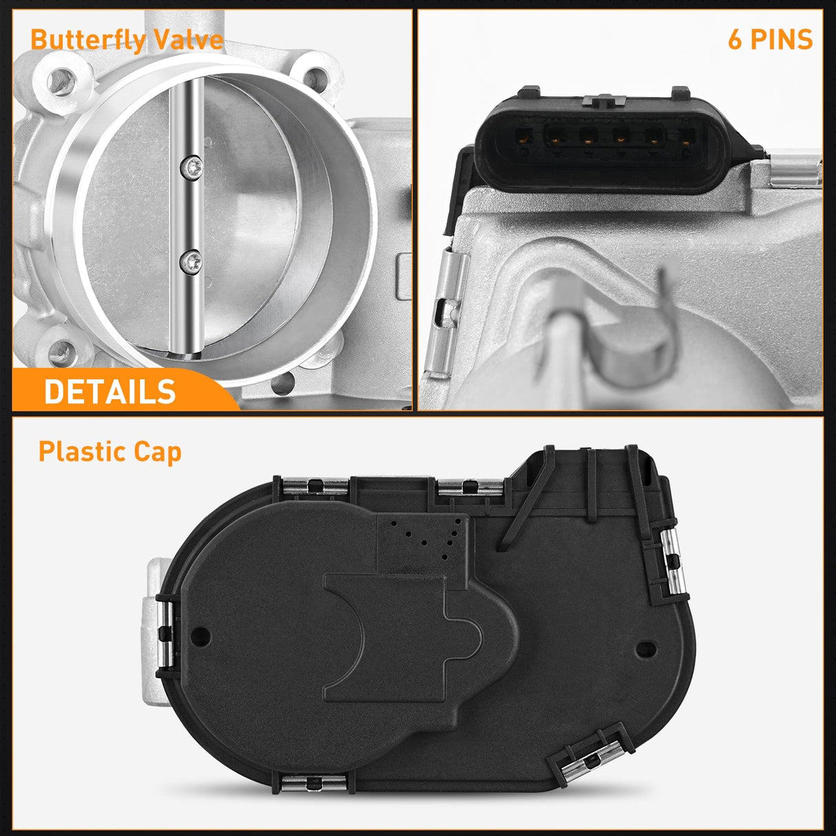 Nilight Electronic Throttle Body for Chrysler Dodge Jeep Nissan Vehicles - Dodge Challenger Charger Durango Throttle Body Assembly for ProMaster 1500 2500 3500 Throttle Body 2011-2022