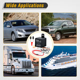 Remote Battery Disconnect Switch 12V 200A Car Anti-Theft Kill Switches Upgrade Prevent Power Drain with Wireless Remote Control Relay Fobs for Auto Truck RV Boat