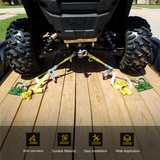 Nilight 2Pcs 1/2inch D Rings for Trailers Heavy Duty Trailer Tie Down Rings, Incl. Mounting Hardware, Forged Steel Bolt-On Grab with Back Plates Compatible with Tractor RV UTV Truck, Max 12000Lbs, Green