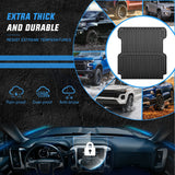 Nilight Truck Bed Mat 5.3 FT for 2017-2025 Honda Ridgeline, TPE Heavy-Duty Pick-up Bed Liner for Honda Accessories, Anti-Slip Texture, All Weather Protection