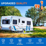 Nilight RV Y Splitter Adapter Cord 30 Amp to 50 Amp TT-30P Male Plug to 14-50R Female Receptacle Heavy Duty Electrical STW Wire Waterproof Cord for RV Camper Van Trailer