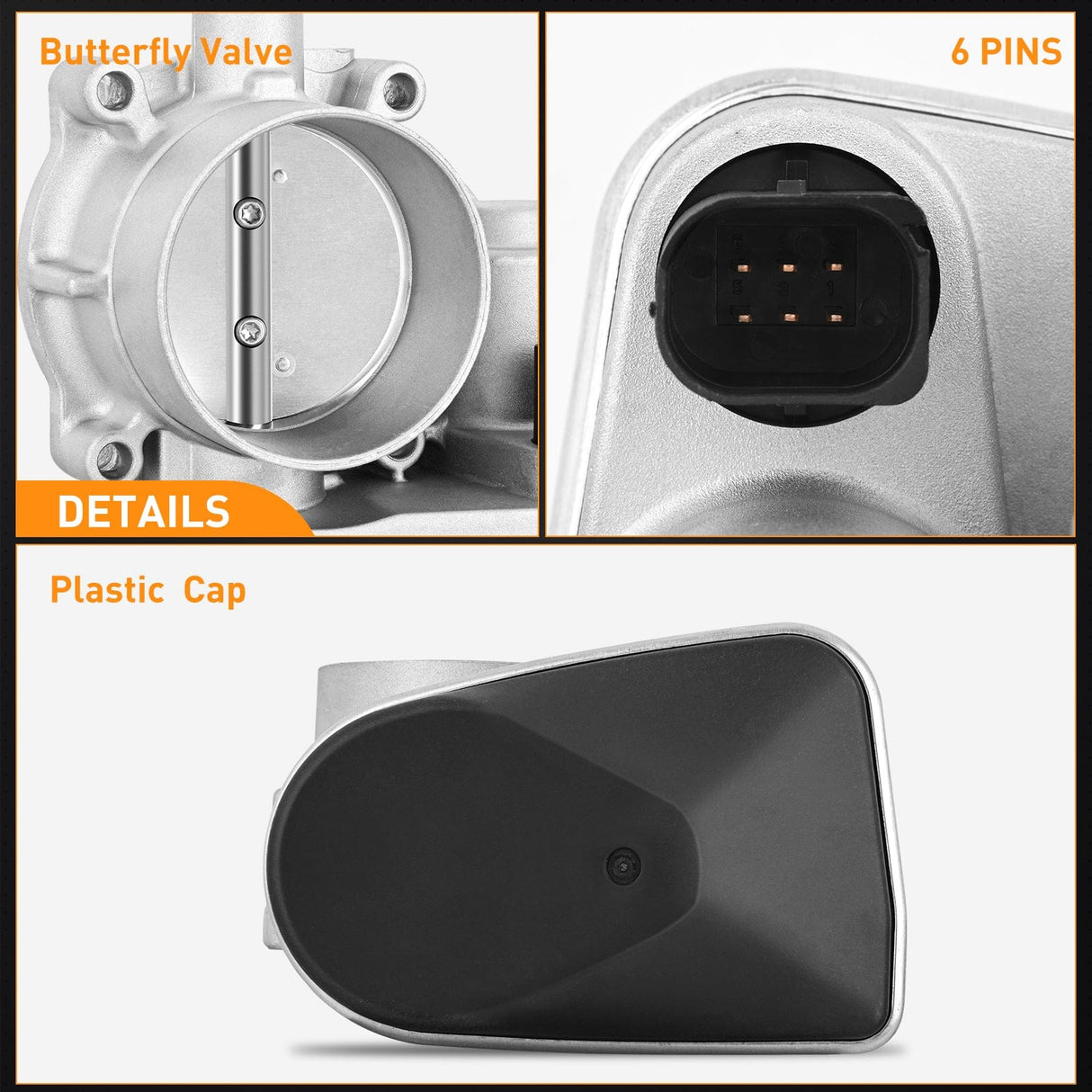 Nilight Electronic Throttle Body fits for Dodge Jeep Chrysler Vehicles - Chrysler 300 Pacifica Sebring, for Dodge Avenger Challenger Journey Charger Magnum 2005 2006 2007 2008 2009 2010 2011
