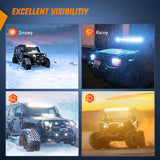 Nilight LED Light Bar 21inch 100W Spot Flood Combo Super Slim 9000LM Off Road 3D LED Driving Off Road Lights with Wiring Harness Kit-1 Lead for Trucks Pickup SUV ATV UTV Boat 4x4 Van Camper