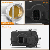 Throttle Body fits for GMC Chevrolet Buick Cadillac Vehicles - for Chevy Avalanche Express Silverado Suburban Tahoe GMC Envoy Savana Sierra Yukon Buick Cadillac Escalade 2003-2007, 12570800