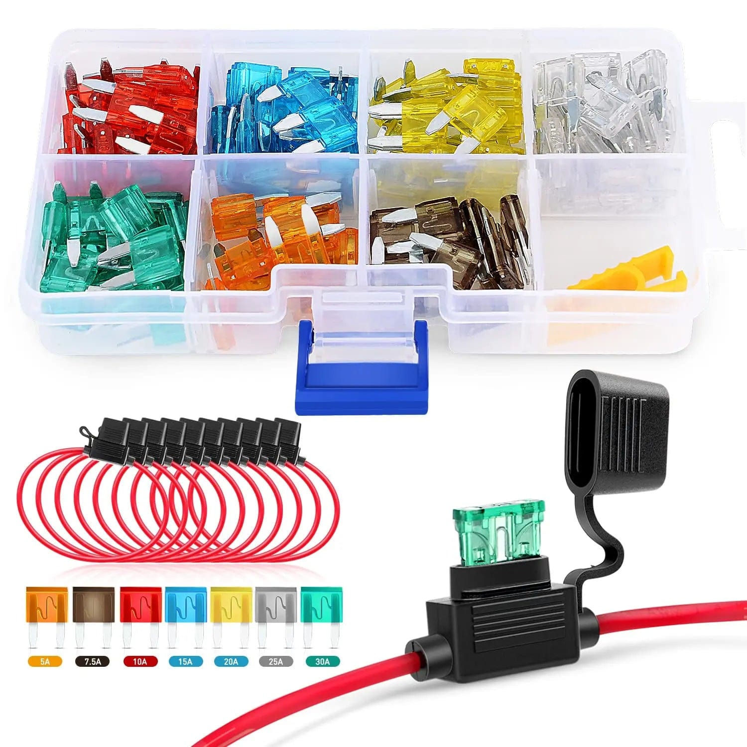 100pcs Blade Fuse Assortment Auto Car Motorcycle SUV FUSES Kt APM ATM UTV | eBay 100pcs Blade Fuse Assortment Auto Car Motorcycle SUV FUSES Kt APM ATM UTV | eBay