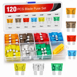 120Pcs Standard Blade Fuse Assortment kit