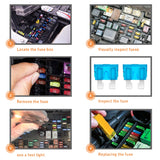 120Pcs Standard Blade Fuse Assortment kit