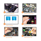 fuse 120Pcs Mini ATM/APM Blade Fuses Assortment Kit