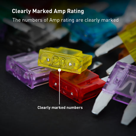 fuse 120Pcs Mini ATM/APM Blade Fuses Assortment Kit