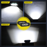 Nilight 7 Inch 40W 3600LM Flush Mount Flood LED Work Light (Pair)
