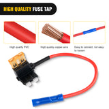 Wiring Harness Kit 10Pcs Standard Add-A-Circuit Fuse Adapter