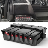 6Gang SPST Rocker Switch Box 60Amp Max