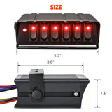 6Gang SPST Rocker Switch Box 60Amp Max
