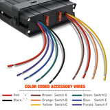 6Gang SPST Rocker Switch Box 60Amp Max