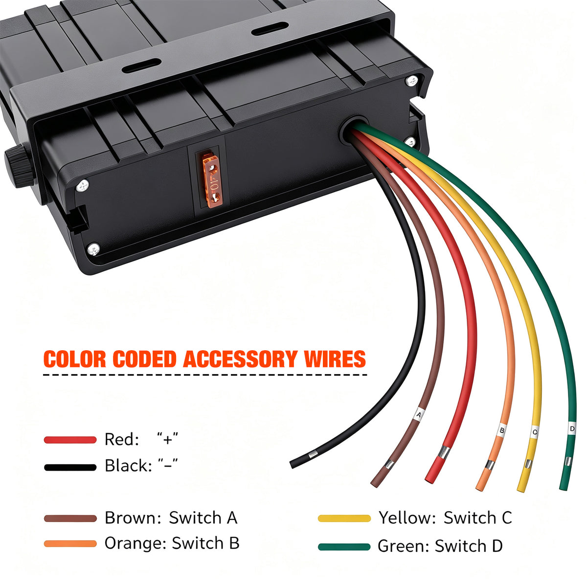4Gang SPST Rocker Switch Box