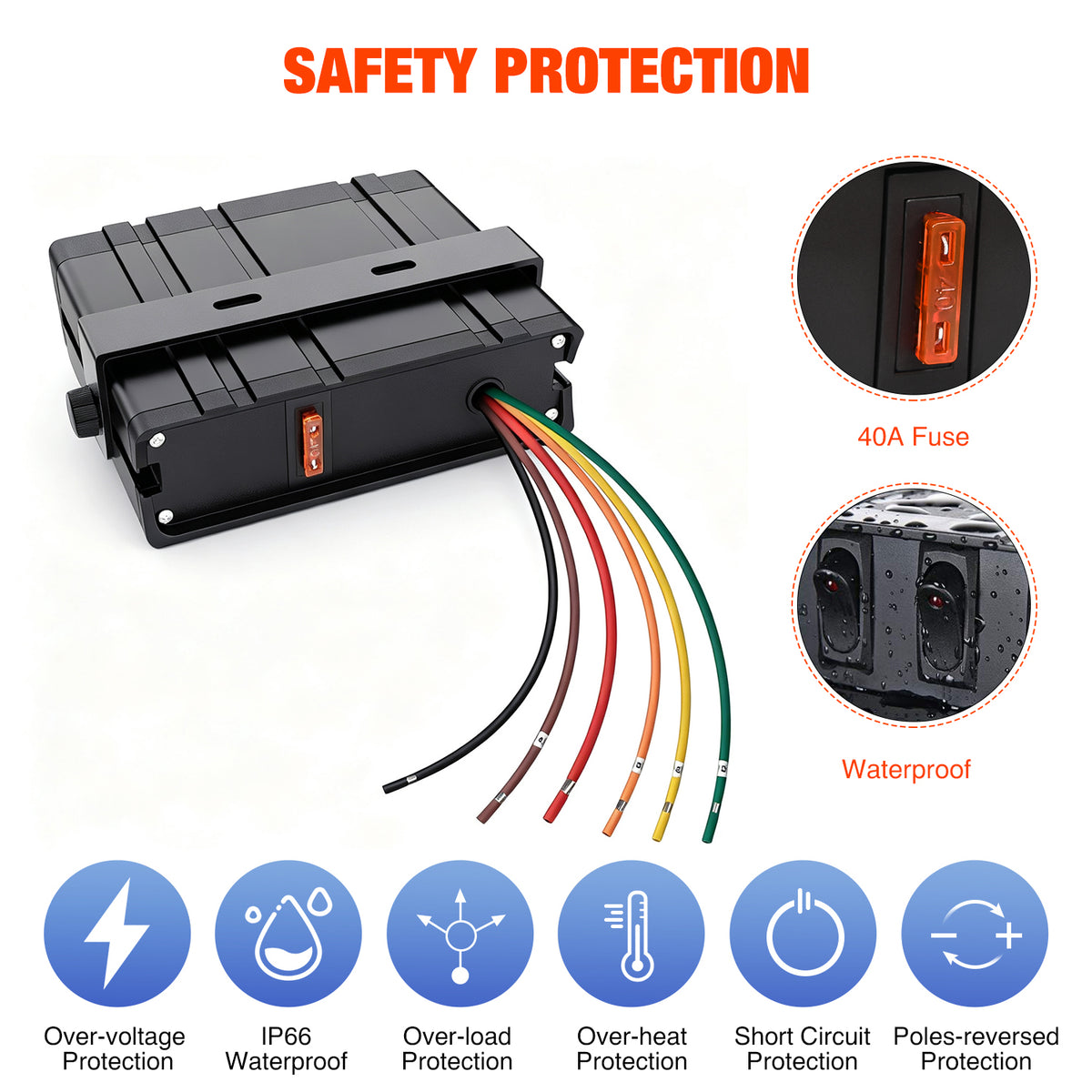 4Gang SPST Rocker Switch Box