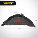 2007 2008 2009 2010 2011 2012 2013 2014 2015 2016 2017 2018 Jeep Wrangler JK JKU 4WD Rear Inner Fender Liners Wheel Cover