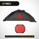 2007 2008 2009 2010 2011 2012 2013 2014 2015 2016 2017 2018 Jeep Wrangler JK JKU 4WD Rear Inner Fender Liners Wheel Cover