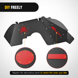 2018 2019 2020 2021 2022 Jeep Wrangler JL JLU Front Inner Fender Liners Wheel Cover