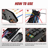 Accessories Fuse and Relay Block Box 6 Slots 12V ATC/ATO Universal Waterproof Kit for Car Truck Marine Boat
