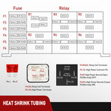 Accessories Fuse and Relay Block Box 6 Slots 12V ATC/ATO Universal Waterproof Kit for Car Truck Marine Boat