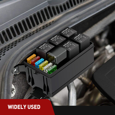 Accessories Fuse and Relay Block Box 6 Slots 12V ATC/ATO Universal Waterproof Kit for Car Truck Marine Boat