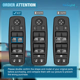 2012 2013 2014 2015 2016 2017 2018 2019 Dodge Grand Caravan 2012 2013 2014 2015 2016 Chrysler Town & Country Power Master Window Switch