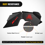 Front & Rear Inner Fender Liners Wheel Cover Fit for 2007 2008 2009 2010 2011 2012 2013 2014 2015 2016 2017 2018 Wrangler JK JKU 4WD (4-Door/2-Door)