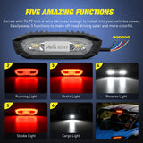 LED Work Light LED Chase Brake Light Universal 1.75in-2.0in Roll Bar Mount