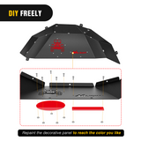 Front & Rear Inner Fender Liners Wheel Cover Fit for Wrangler JL JLU2018 2019 2020 2021 2022 2023 2024 2025 (4-Door/2-Door) Unlimited Bolt-on Style Fender Flares Splash Guards